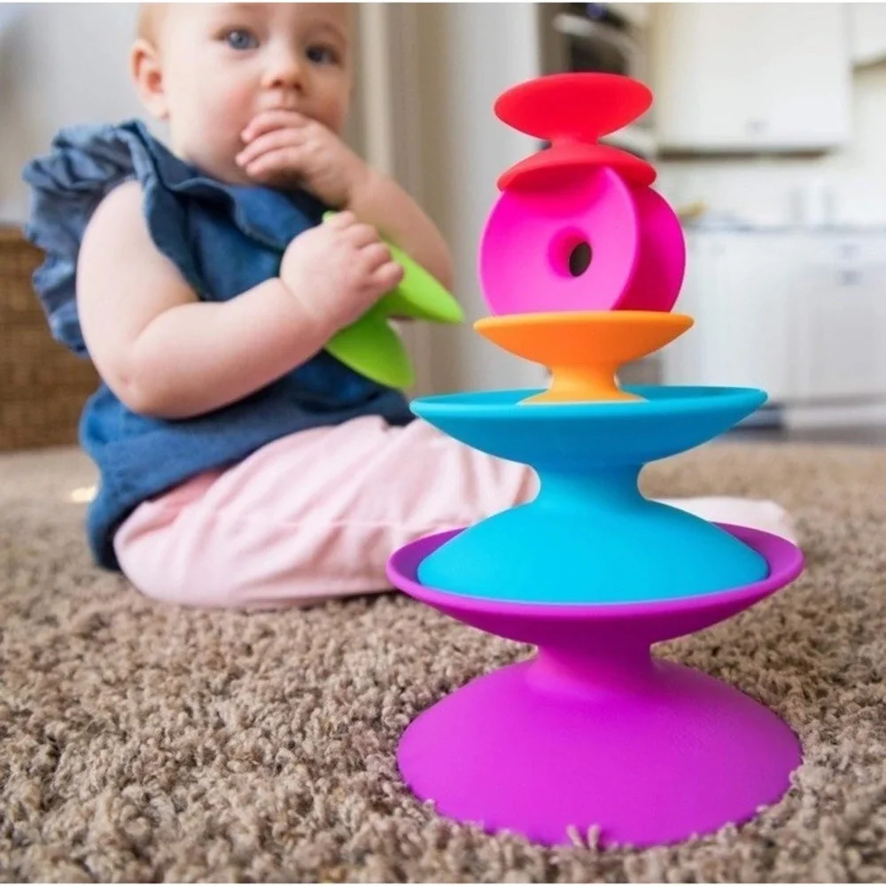Fat‎ Brain TOYS Spoolz Stacking Toy